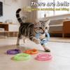 5Pcs Bouncing Spring Cat Interactive Grid Tube Bell Sounds Spring Cat Toy Interactive Play