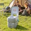 Portable Toilet, 30L Detachable Waste Tank, 200 Flushes, Camping Toilet for Adults, Outdoor Travel Potty with Level Indicator, Suitable for RV Travel,