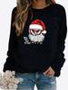 Autumn New Sweater Winter Women's Printed Tops T-shirt Ladies Round Neck Long Sleeve Casual Sweatshirt Plus Size Blouse