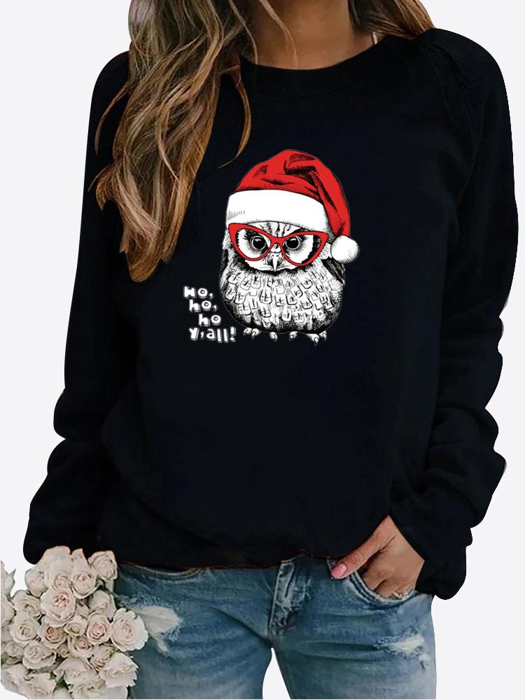 Autumn New Sweater Winter Women's Printed Tops T-shirt Ladies Round Neck Long Sleeve Casual Sweatshirt Plus Size Blouse