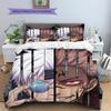Satoru Gojo and Sukuna Pattern Bedding Quilt Set  Home Decoration  Gift (1 * duvet cover + 2 * pillowcase  without core)