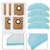 Microfiber Mop Pads And Dust Bags Kit For Homerun 7111 XU7111 Vacuum Cleaner Parts Clog Free Sealed Replacement Accessories