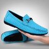 2025 Luxury Brand Men's Spring Comfortable Banquet Party Loafers Fashionable New Men's Round Toe Business Casual Leather Shoes