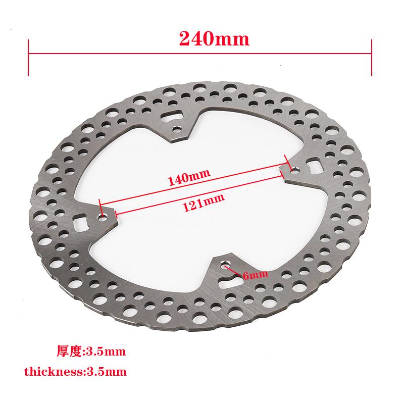Original Durable Front and Rear Motorcycle Brake Discs Rotors Suitable for HONDA CR125 CRF250 CRF450E/R/X Dirt Bikes