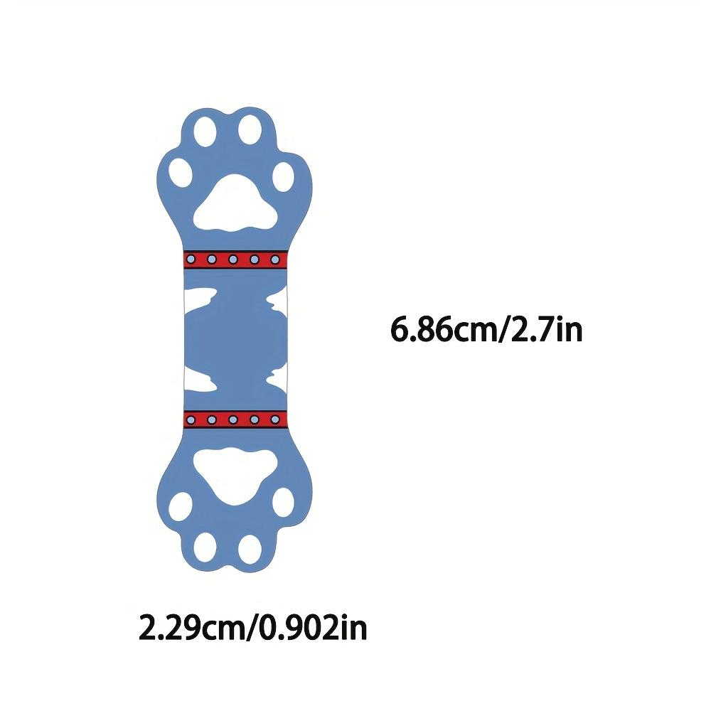 5pcs/Pack Cute Kitten Cat Paw Magnetic Bookmarks - Color-Coded (Kitten Colors) Soft Magnetic Page Clips, Foldable Book Markers for Books