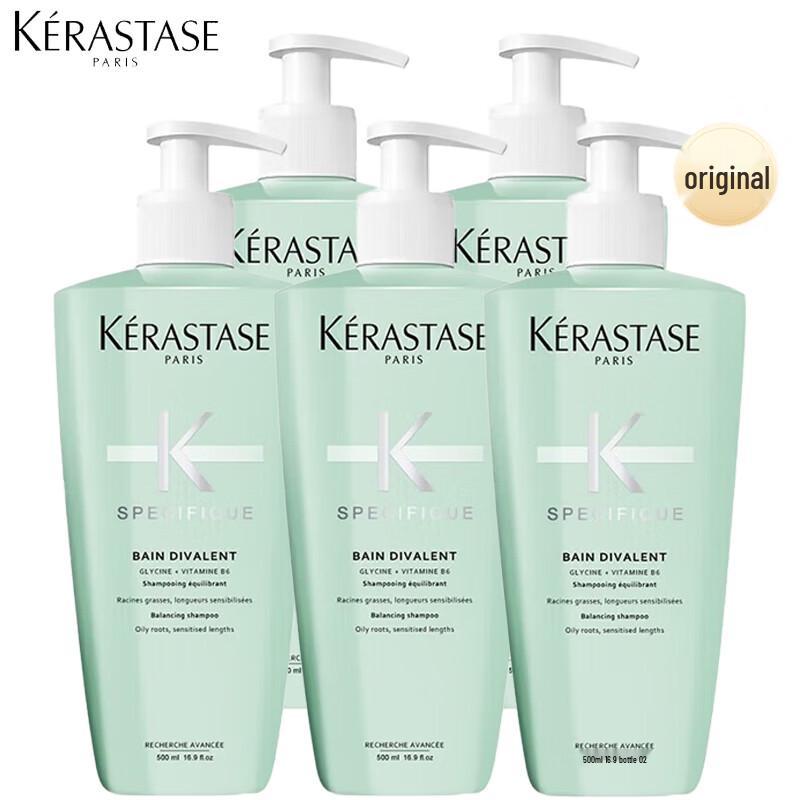 

Kerastase Dual Function Scalp Balancing Shampoo 500ml - 5 Pack