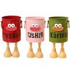 Cartoon Pen Holder Round Vertical Pencil Holder for Office Home Study Desktop