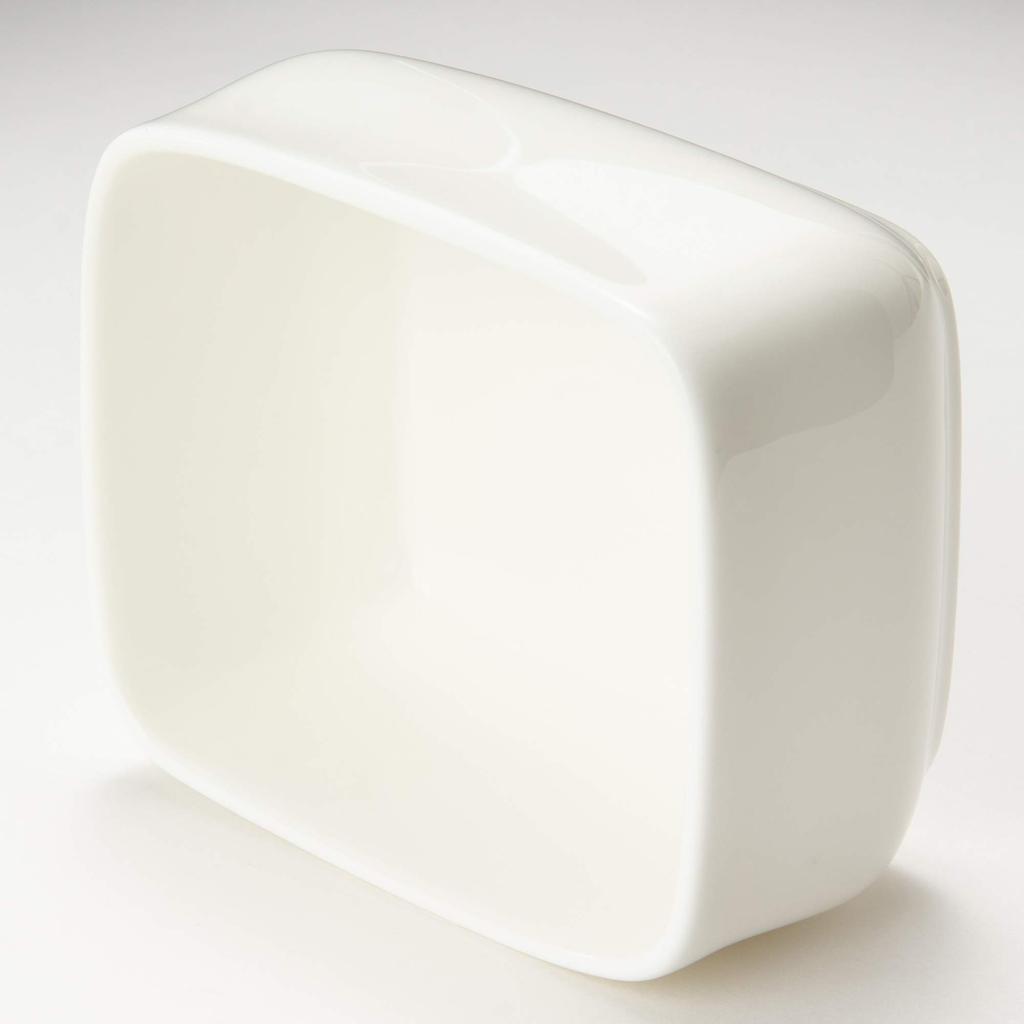 NARUMI Plus Serum Square Sugar Holder, 8cm, Bone China, 9795-795