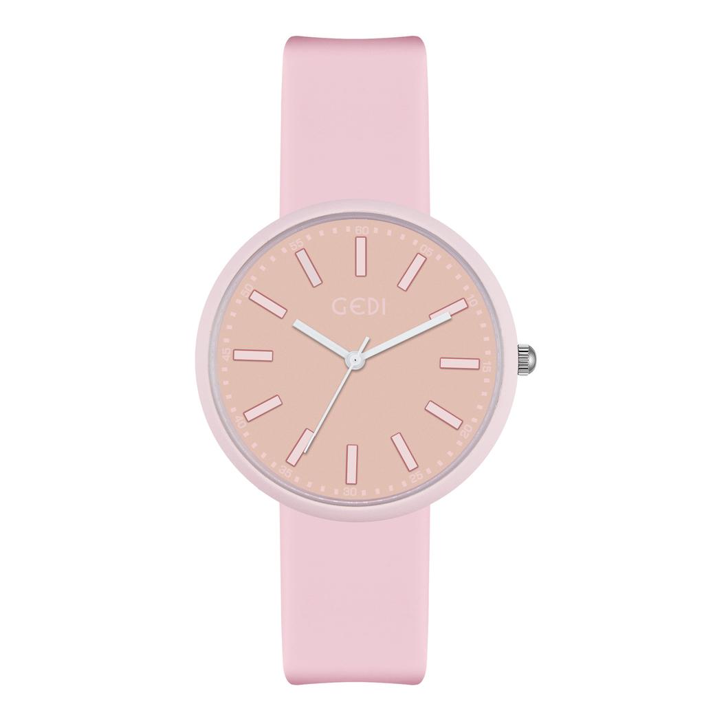Candy Color Silicone Watch Student Simple High Sense Quartz Watch Waterproof Dopamine Watch