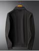 Men's Luxury Wool Casual Jacket: Warm, Thick, Trendy Lapel, Long Sleeve, Hoodie for Autumn/Winter
