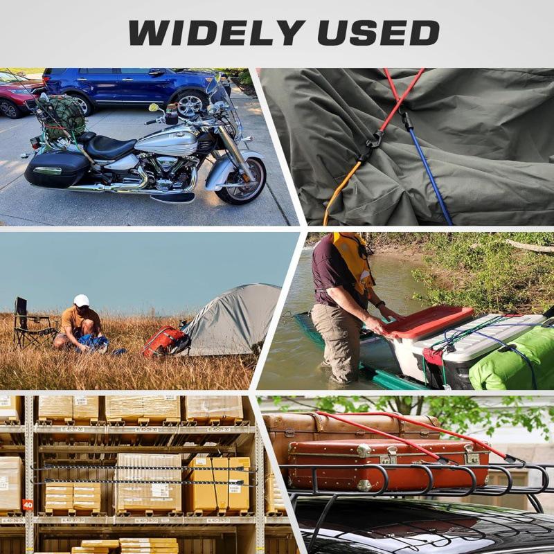 High Elastic Rubber Luggage and Motorcycle Rope - Assorted Colors, Quality Assurance, Hot Sale