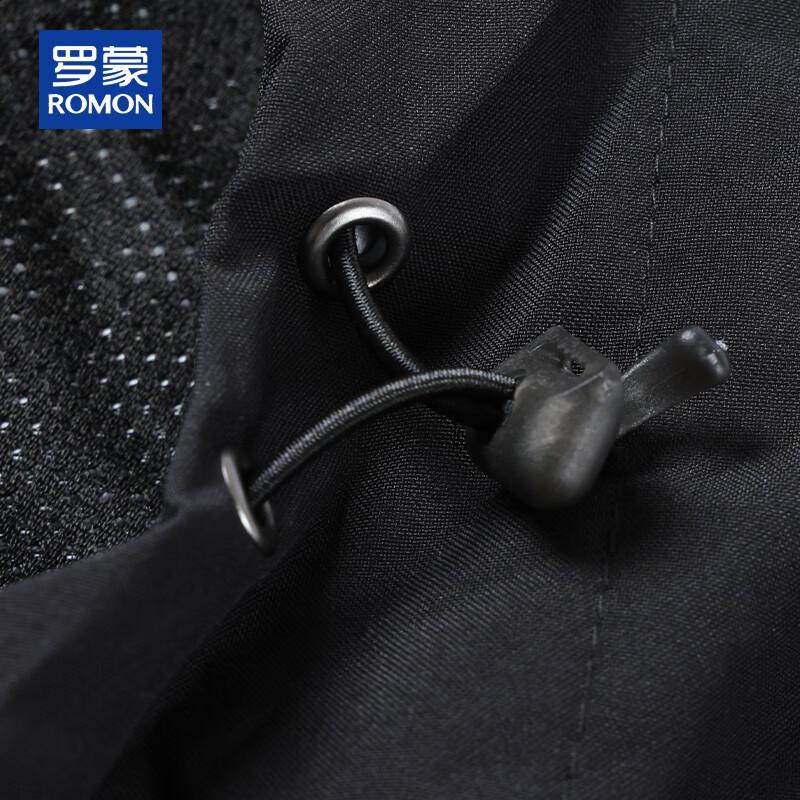 ROMON Men's Hooded Windproof Casual Jacket