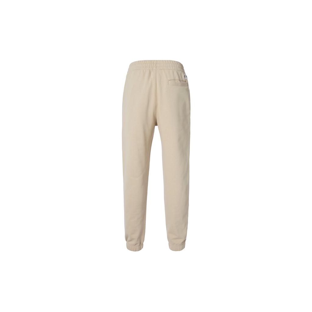 MLB New York Yankees Logo Jogging Training Pants Knitted Sports Pants Unisex Pants Beige 3ATPB0421-50BGS