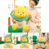 Winnie The Pooh Cactus Plush Keychain With Short Plush Material For Kids And Collectors