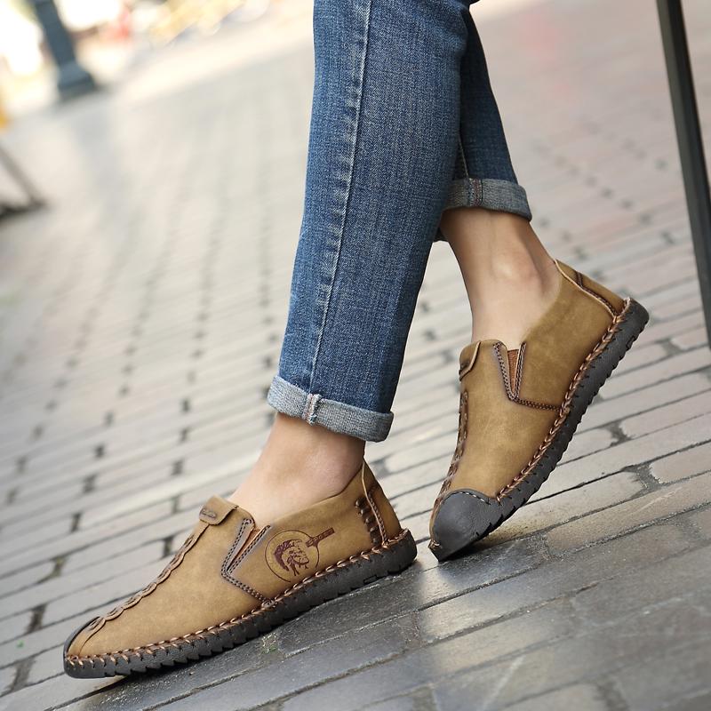 Loafers Shoes Men Clasicc Comfy Man Flat Moccasin Fashion Shoes Men Slip-on Boat Shoes for Men Casual Shoes Driving Shoes Men