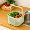 Large Capacity Home Storage Basket Plastic Towel Storage Basket  Kitchen