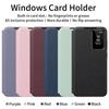 For Samsung Galaxy S22 S23 S25 Ultra S24 Plus Case Smart View Window PU Leather Wallet Flip-Free Answering Cover with Card Slot