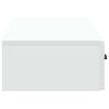 Wall Mounted Side Table White 87.5 x 34.5 x 17 cm