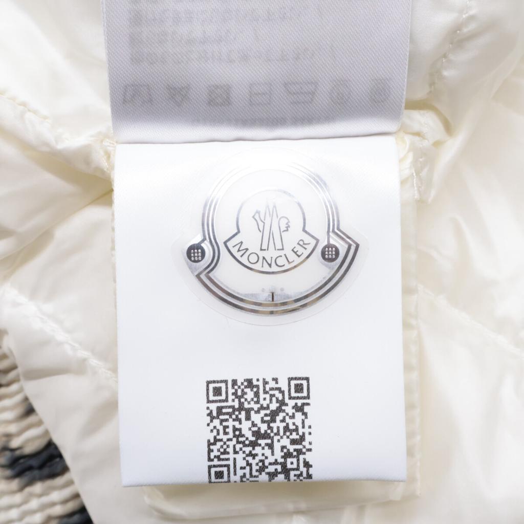 MONCLER ALDIB Leopard Hooded Down Jacket Jacket 2 IvoryUsed