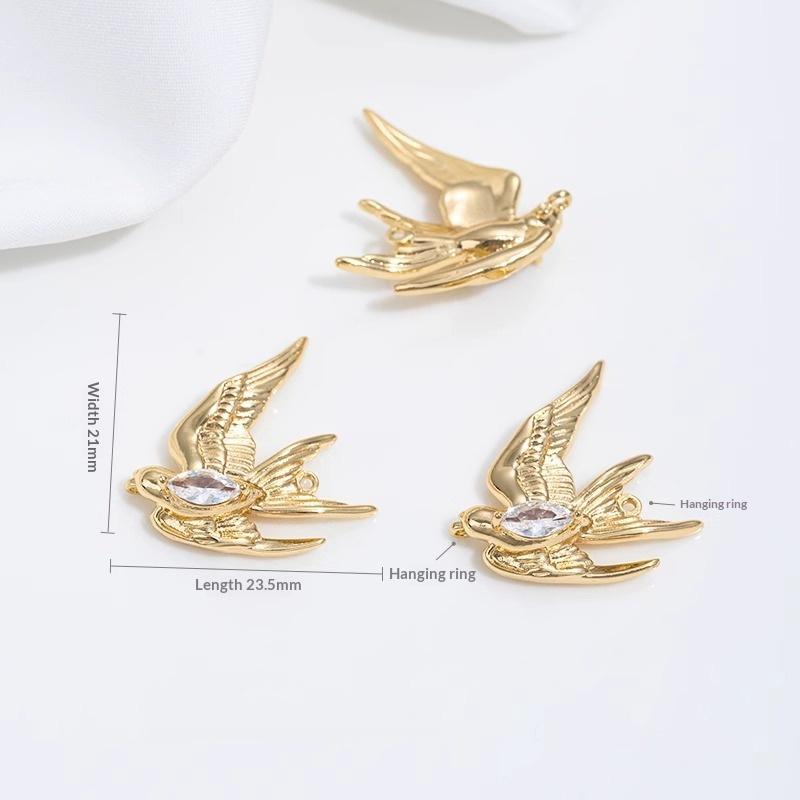 Beautiful Peace Dove Metal Brooch White Bird Pin for Lovely Gift Options