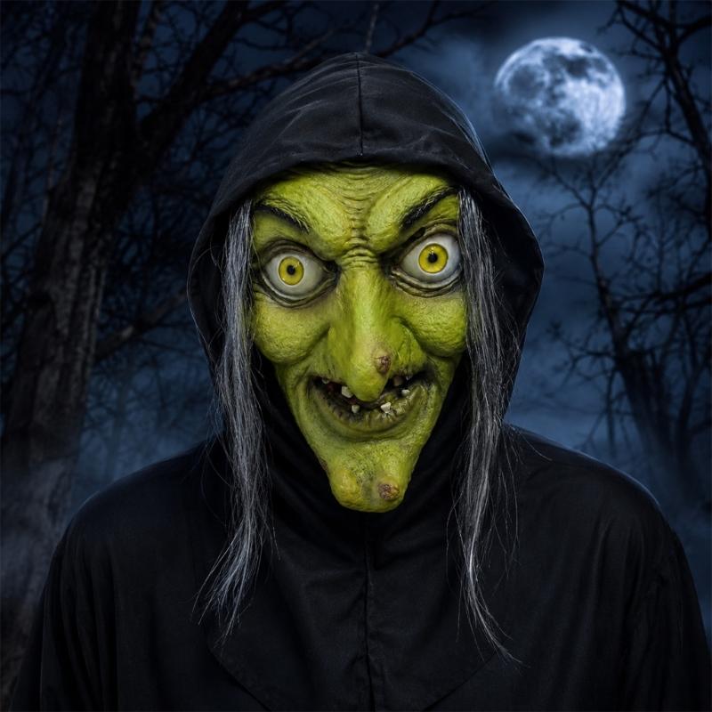 Masque de Costume de Personnage Vieilli avec Détail de Visage en Latex pour Photos de Fête, Spectacles Thématiques et Cosplay de Farce Saisonnière