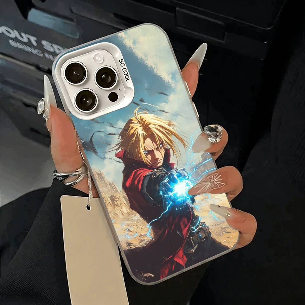 Beliebtes Anime-F-Fullmetal -Alchemist Handyhülle Für IPhone 17 Air 16 15 14 13 12 11 Pro Max Weiß  Silber  Hartschale
