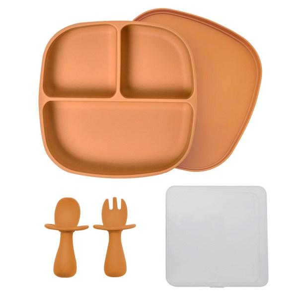 

Набор посуды для детского питания Lalabee, 2 шт., желтый, присоска + набор детских ложек и вилок, популярные корейские предметы для родителей