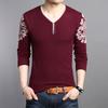 Fashion Men Knitted Sweaters Pullovers Spring Autumn Korean Streetwear Long Sleeve V-neck Basic Casual Loose Tops