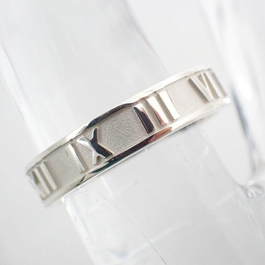 [Used] TIFFANY 925 Atlas Ring / Size 7.5 / j38-5