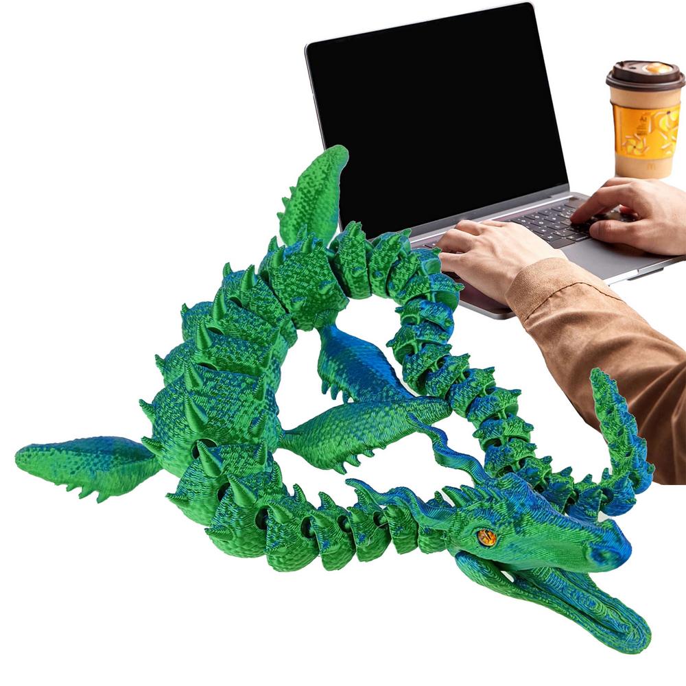 3D Printed Dragons 3D Dragons With Flexible Joints Full Articulated 3D Printed Dragon Fidget Toys For Adults Boys Kids