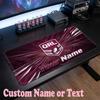 Queensland Maroons Customized Name Text Mouse Pad, Large Desk Mouse Mat Personalized Home Office Present