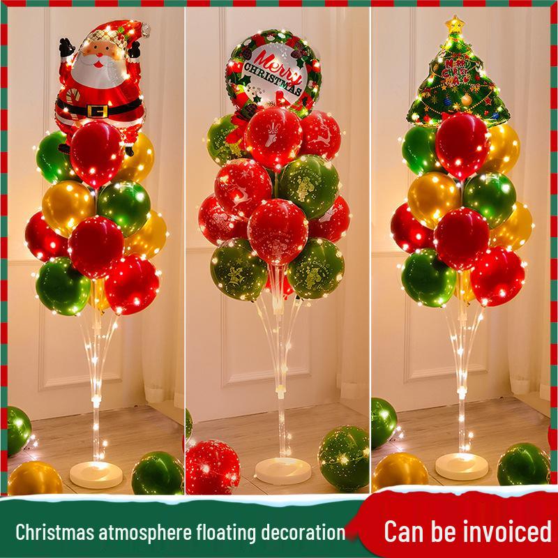 Christmas Luminous Balloon Decorations for Trees, Tables, and Window Displays