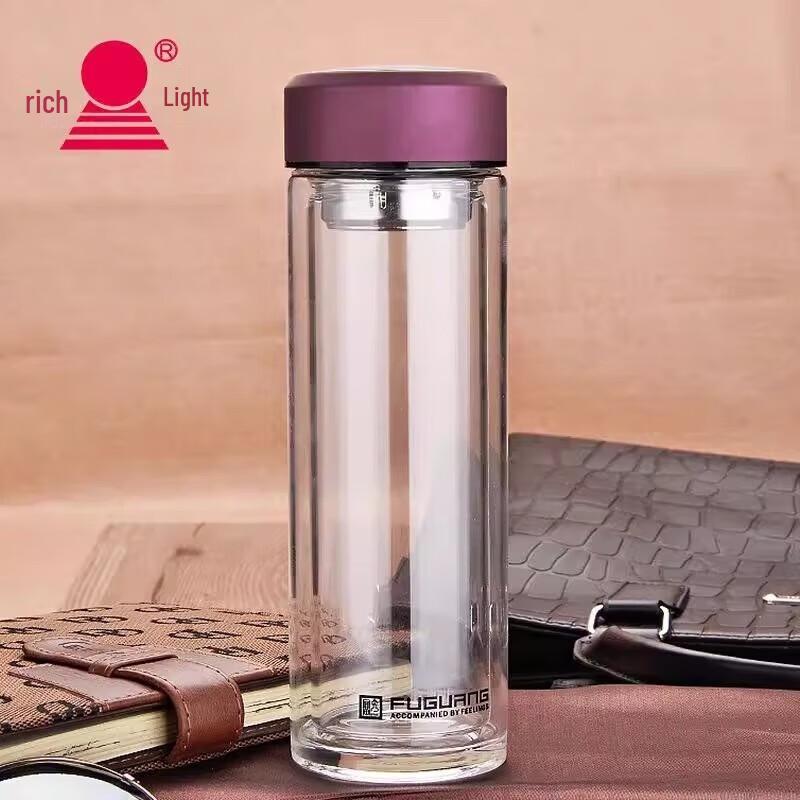 FUGUANG Double-Layer Glass Cup