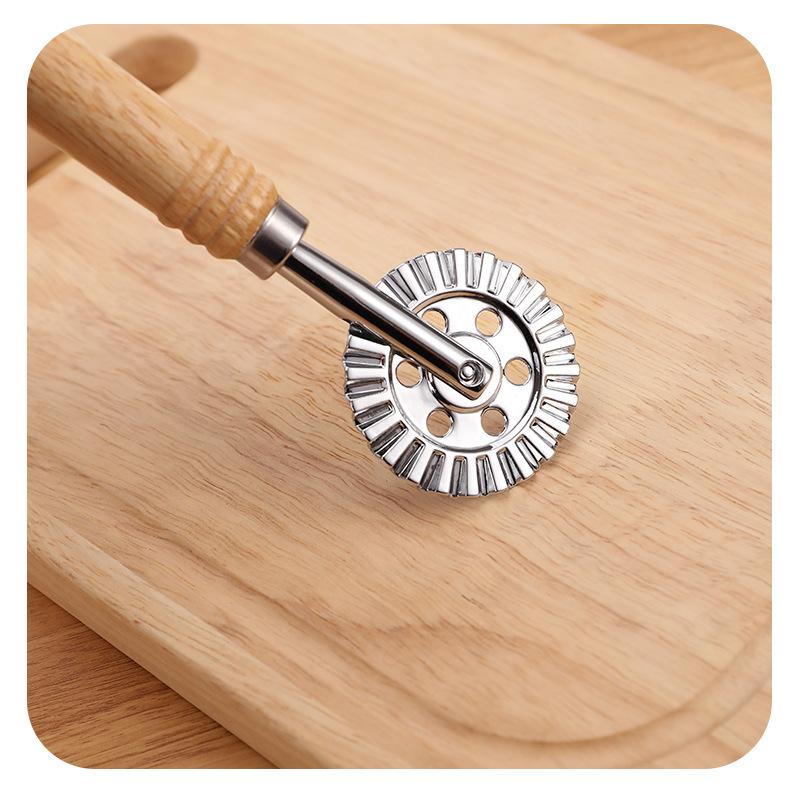 Stainless Steel Ravioli Cutter Wheel Professional Pizza Roller Knife Sharp Dough Cutter Bakery Tool Kitchen Pizza Slicer