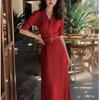 2025 Autumn and Winter New French High-End Temperament Long-Sleeved Knitted Dress for Women