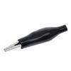 28MM Metal Alligator Clip G98 Crocodile Electrical Clamp for Testing Probe Meter Black and Red with Plastic Boot Rated