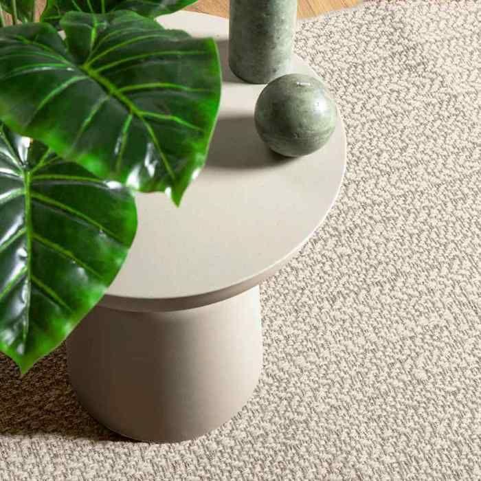 VidaXL ZIZUR Rug Cream 60x110 Cm Jute Look Indoor Outdoor, Outdoor Rug, Floor Mat, Indoor Rug, 4010358