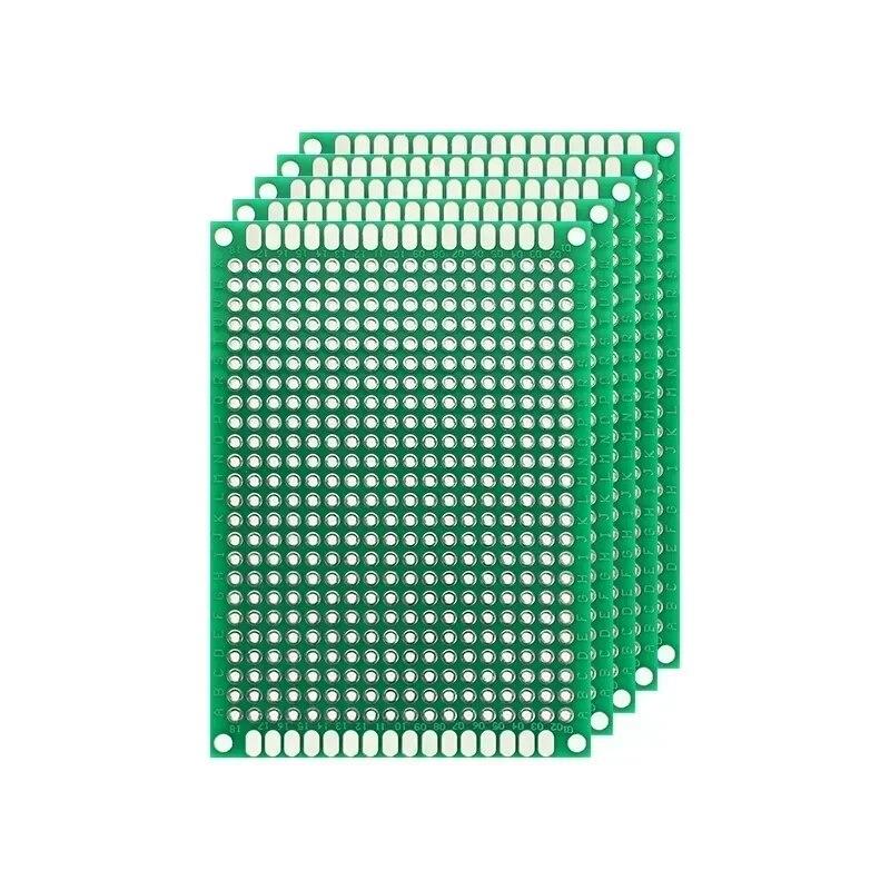 4-40 buc. Circuit PCB universal Protoboard Placă dublu față 2x8 3x7 4x6 5x7 7x9CM Stripboard Placă de prototipare Kit electronic DIY