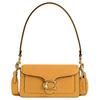 Tabby 20 Logo Snap Closure Polished Pebble Leather Handheld Crossbody Shoulder Bag Small Women Handbags Mustard-Yellow CY201-B4P01