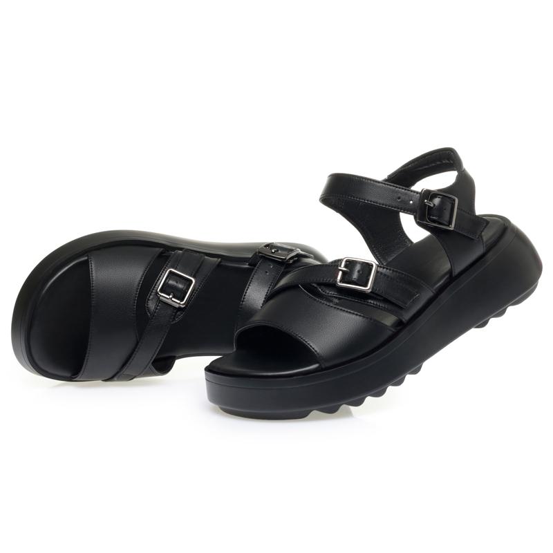 Fashion AIYUQI Women's Sandals 2025 New Platform Non-slip Roman Female Sandals Large-size Summer Beach Shoes For Women