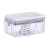 Portable Soap Rack Waterproof with Cover Soap Container Travel Case Plastic Soap Storage Box Household Storage Box Cleaning Tool