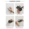 Sponge Holder Wall Mounted Brush Rack Tray Draining Bathroom Kitchen Storage Organizer