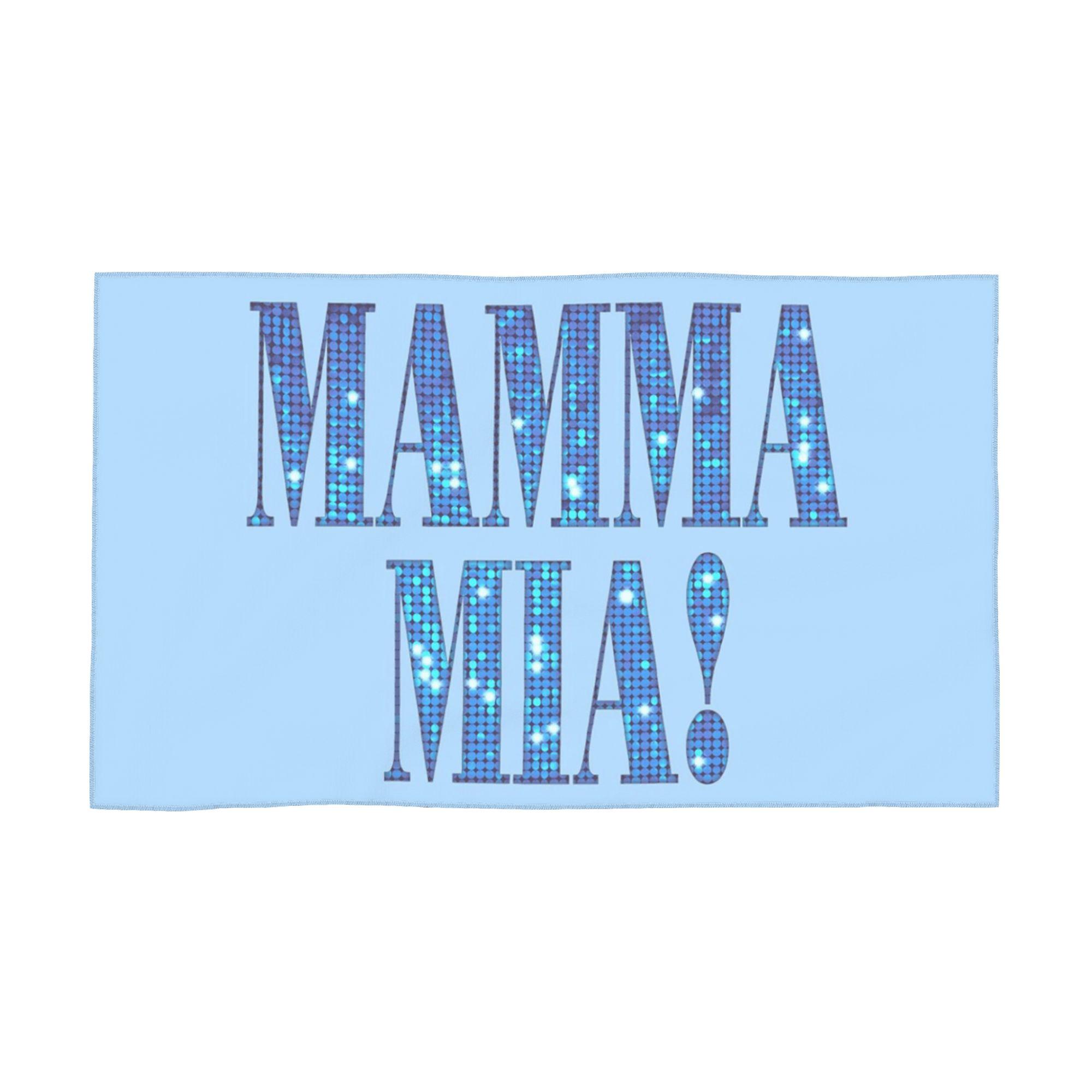 

Mamma Mia -disco Soft Face Towel Quick Dry Pool Bath Cotton Towels Breathable W40*H60(CM)