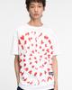 THEMUSEUMVISITOR Heart Blossom Overfit T-Shirt (White)