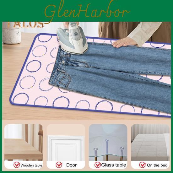 Ironing Board Ironing Mat Portable Alternative Thickened Heatresistant Foldable Travel Washer Dryer Countertop Ironing Pad Blanket Cover
