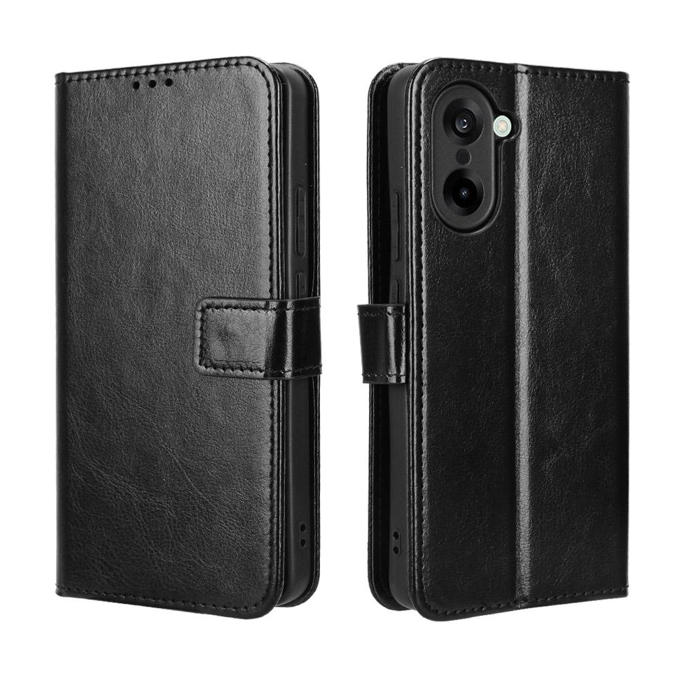 Flip Cover für OnePlus Ace 5 Racing Lederhülle [Flip Vintage Leder] Brieftasche Stoßfest Langlebig Retro Handyhülle