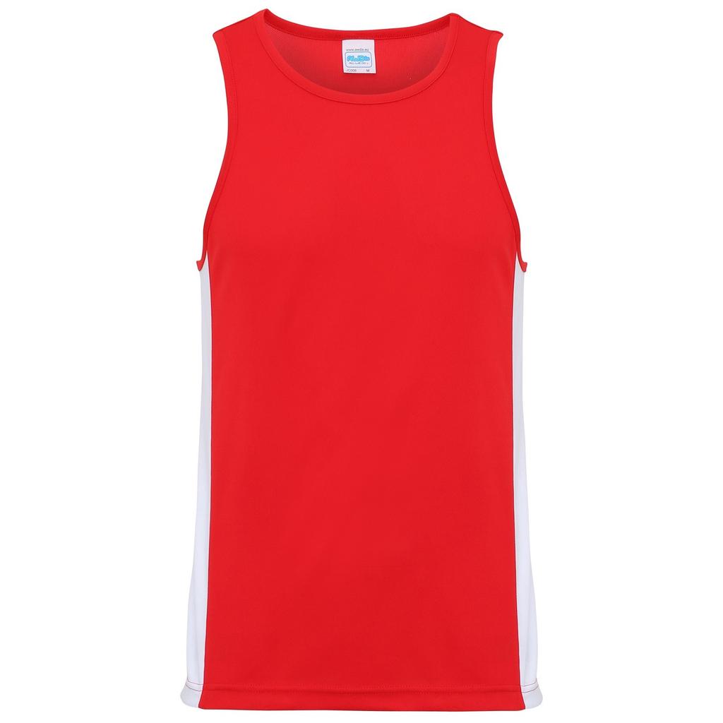 AWDis Just Cool Contraste Débardeur Gym Débardeur Wickable Respirable Sport Running JC008 AWDis Just Cool Contraste Débardeur Gym Débardeur Wickable Respirable Sport Running JC008