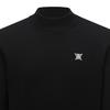 ANEW GOLF Men Wi Fuzzy Logo Point Sweater_Bk