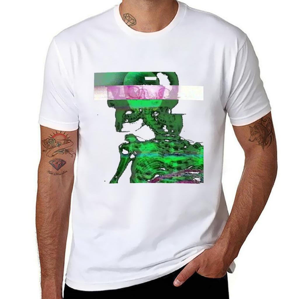 Sesh Skull Glitch Tshirt Holiday Simple Tee Shirt