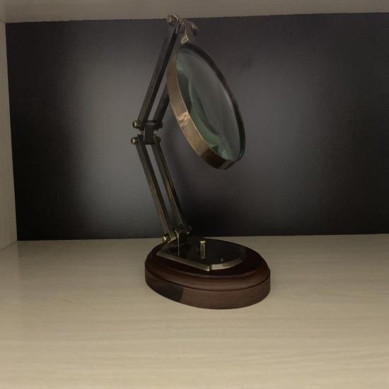 Dekorative Hand-Nautik-Messinglupe Pädagogisch Wohnkultur Büro Tisch Kartenleselupe Lupen